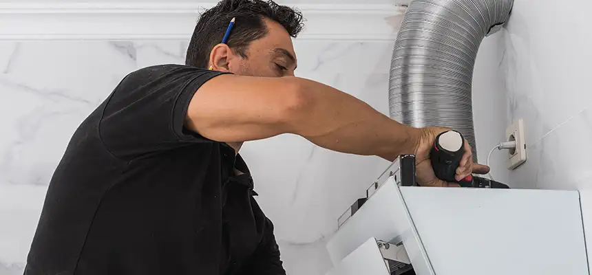 Precision In-wall Dryer Vent Cleaning & Rerouting Corrections in Perris, CA